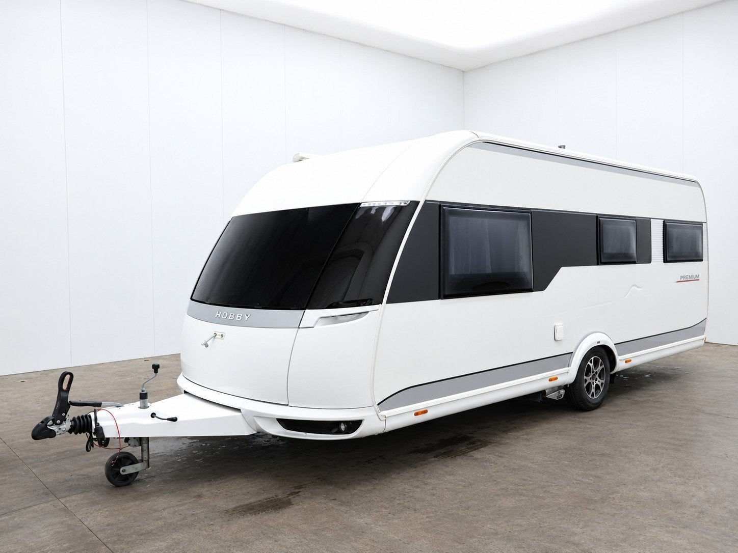Hobby 560 Premium 5 pers 2015 mover luifel airco, Caravans en Kamperen, Caravans, Hefbed, Rondzit, Hobby, 6 tot 7 meter