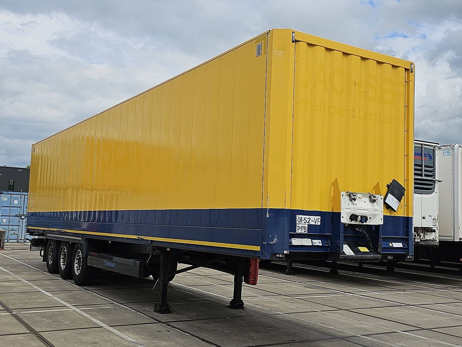 KRONE SD DRYLINER textile dopplestock, Overige kleuren, Origineel Nederlands, Bedrijf, Aanhangers en Opleggers