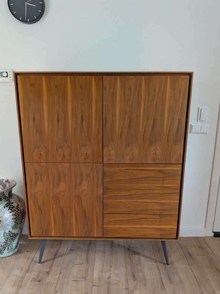 Beuken houten kast - 140 cm hoog, Ophalen