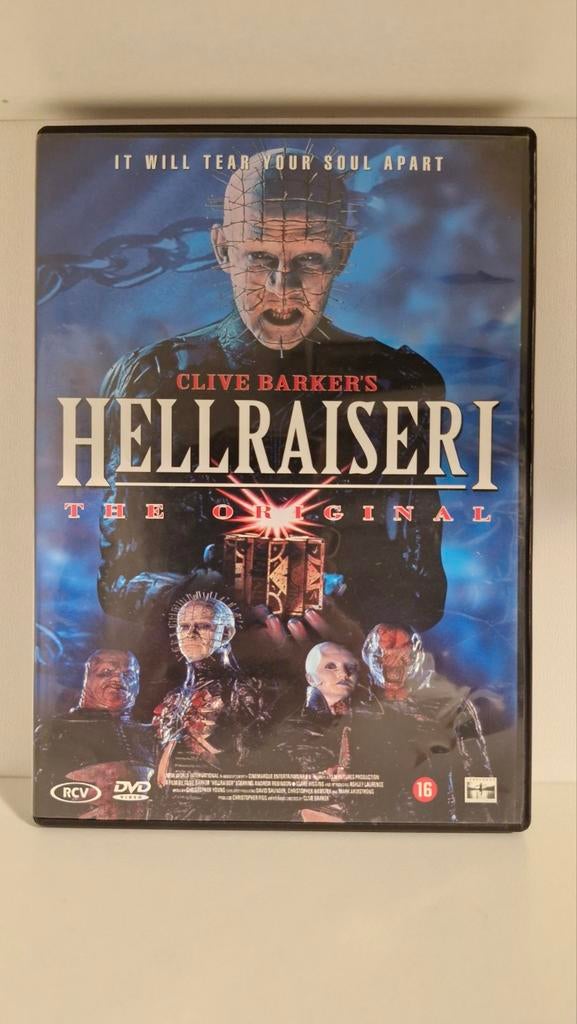 Hellraiser 1 The Original DVD, Vanaf 16 jaar, Ophalen of Verzenden, Gebruikt