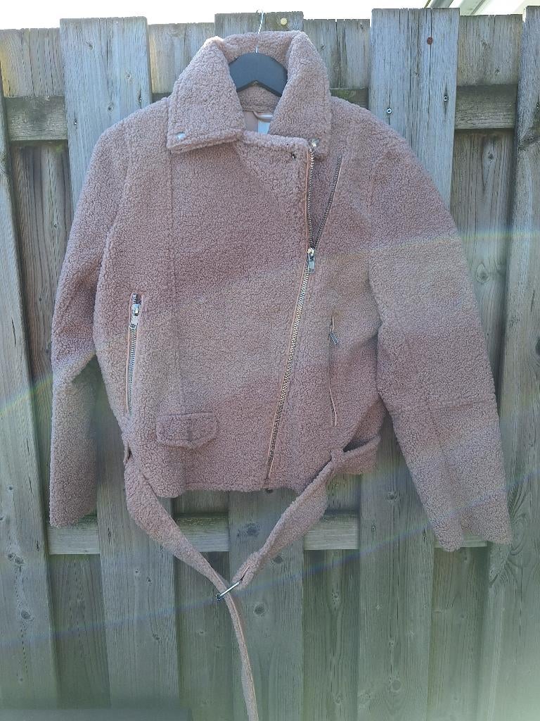 Nieuwe oudroze Teddyjas maat M, Kleding | Dames, Jassen | Winter, Maat 38/40 (M), H&M, Nieuw, Ophalen of Verzenden