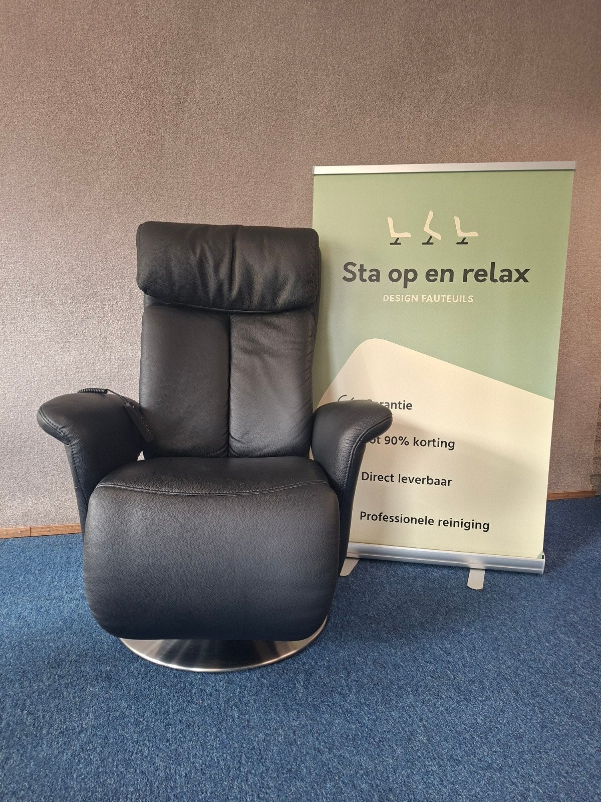 Sta op relax fauteuil Meubelzorg Sublime ZGAN evt op accu 🔋, Minder dan 75 cm, Hoofdstraat 60 Schijndel, Ophalen of Verzenden