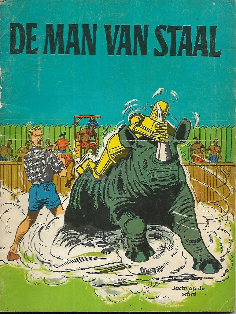 De man van staal - Jacht op de schat, Eén stripboek, Ophalen of Verzenden, Gelezen