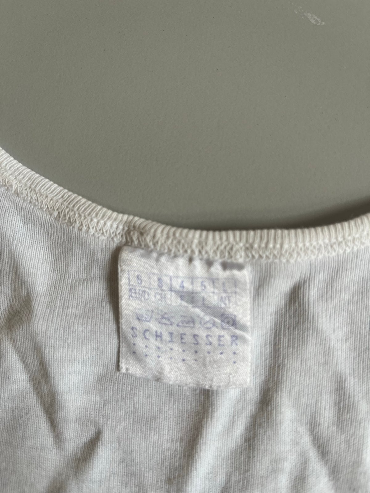 1 xSchiesser witte hemd maat 38/40 (M)en 1 hanos hemd, Ophalen of Verzenden, Wit