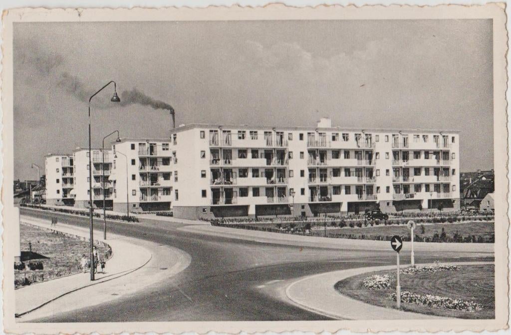 Heerlen Pr. Beatrix-Margriet-Marijke straat 1953., Verzenden, 1940 tot 1960, Gelopen, Limburg
