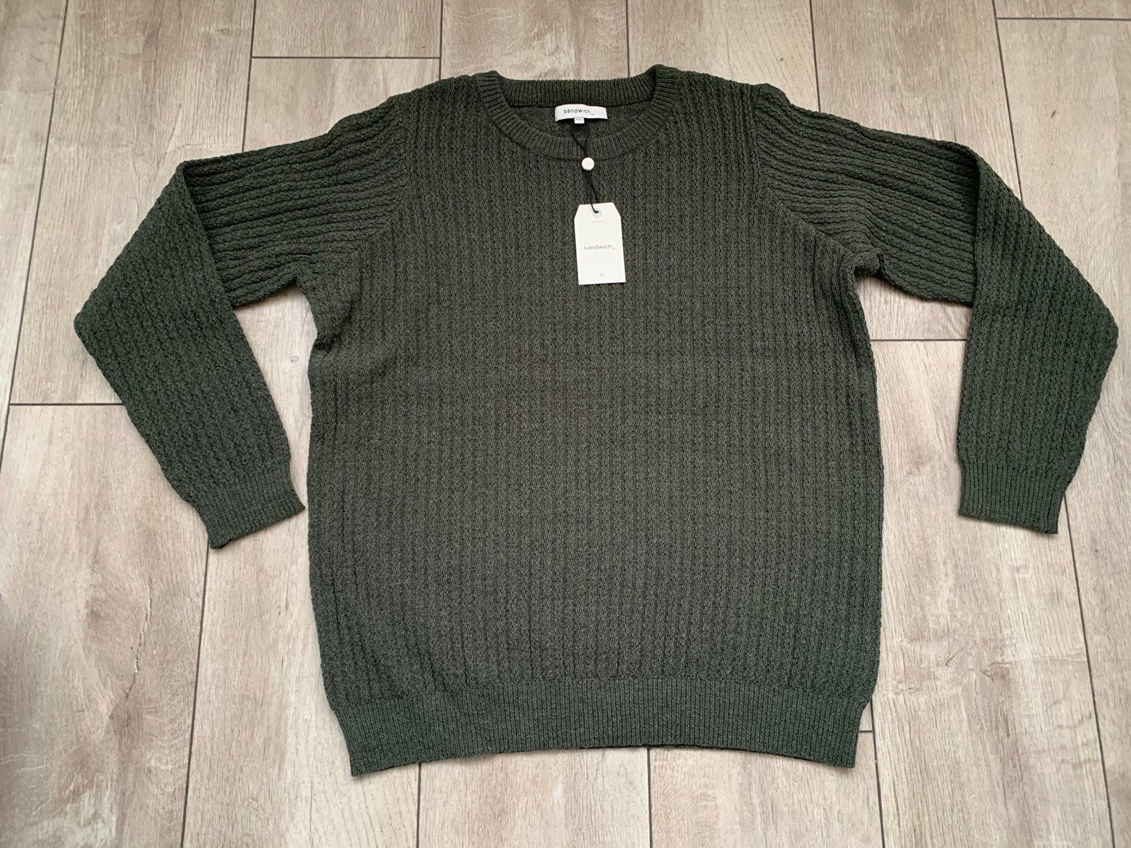 Sandwich super gave groene nieuwe trui (Maat XXL), Verzenden, Nieuw, Maat 46/48 (XL) of groter, Groen