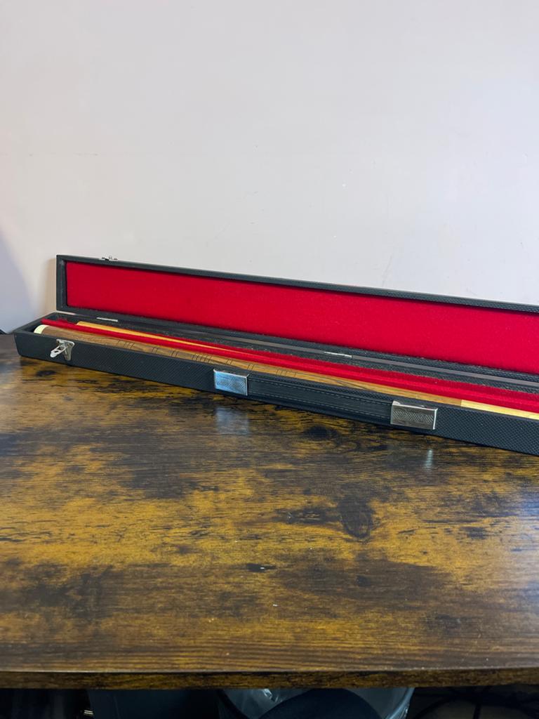 Vintage Hommas Biljartkeu met Koffer, Sport en Fitness, Biljarten en Poolen, Ophalen of Verzenden, Zo goed als nieuw, Keu of Ballen