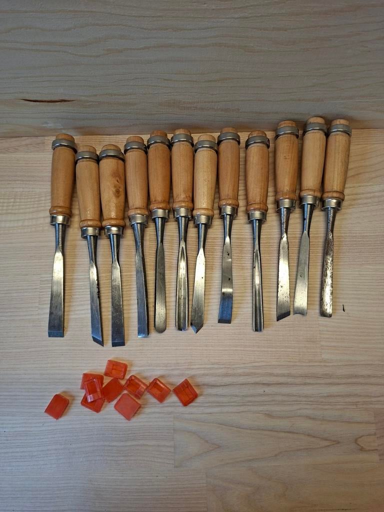 Silverline 12-delige Houtsnijset nooit gebruikt, Ophalen of Verzenden, Zo goed als nieuw