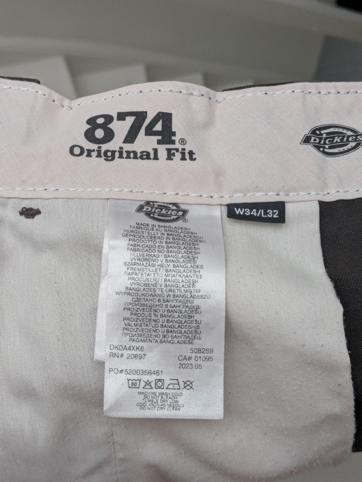 Dickies 874 W34 L32 dark brown, Ophalen of Verzenden, Overige