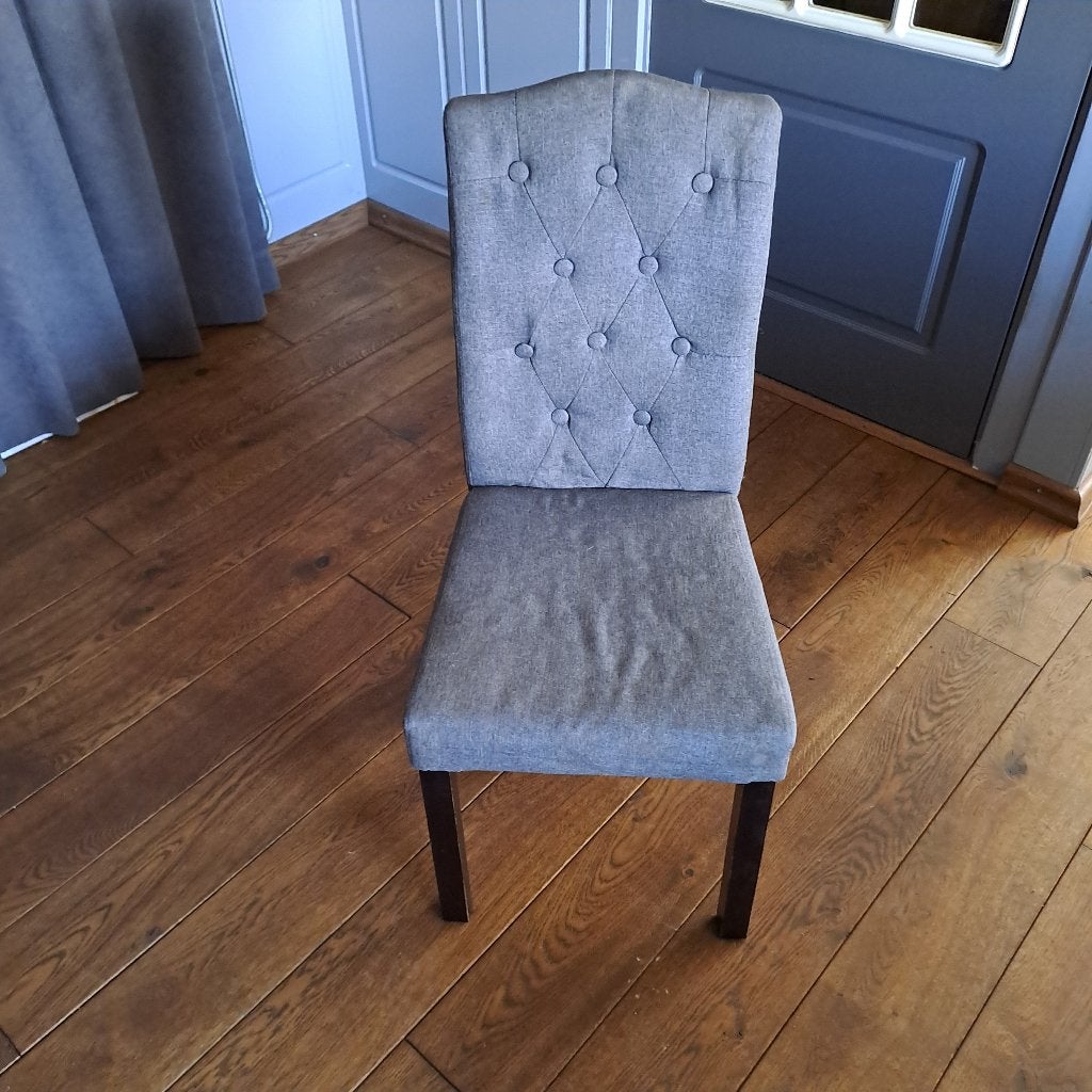 stoelen, Huis en Inrichting, Stoelen, Ophalen, Gebruikt, Grijs, Vijf, Zes of meer stoelen