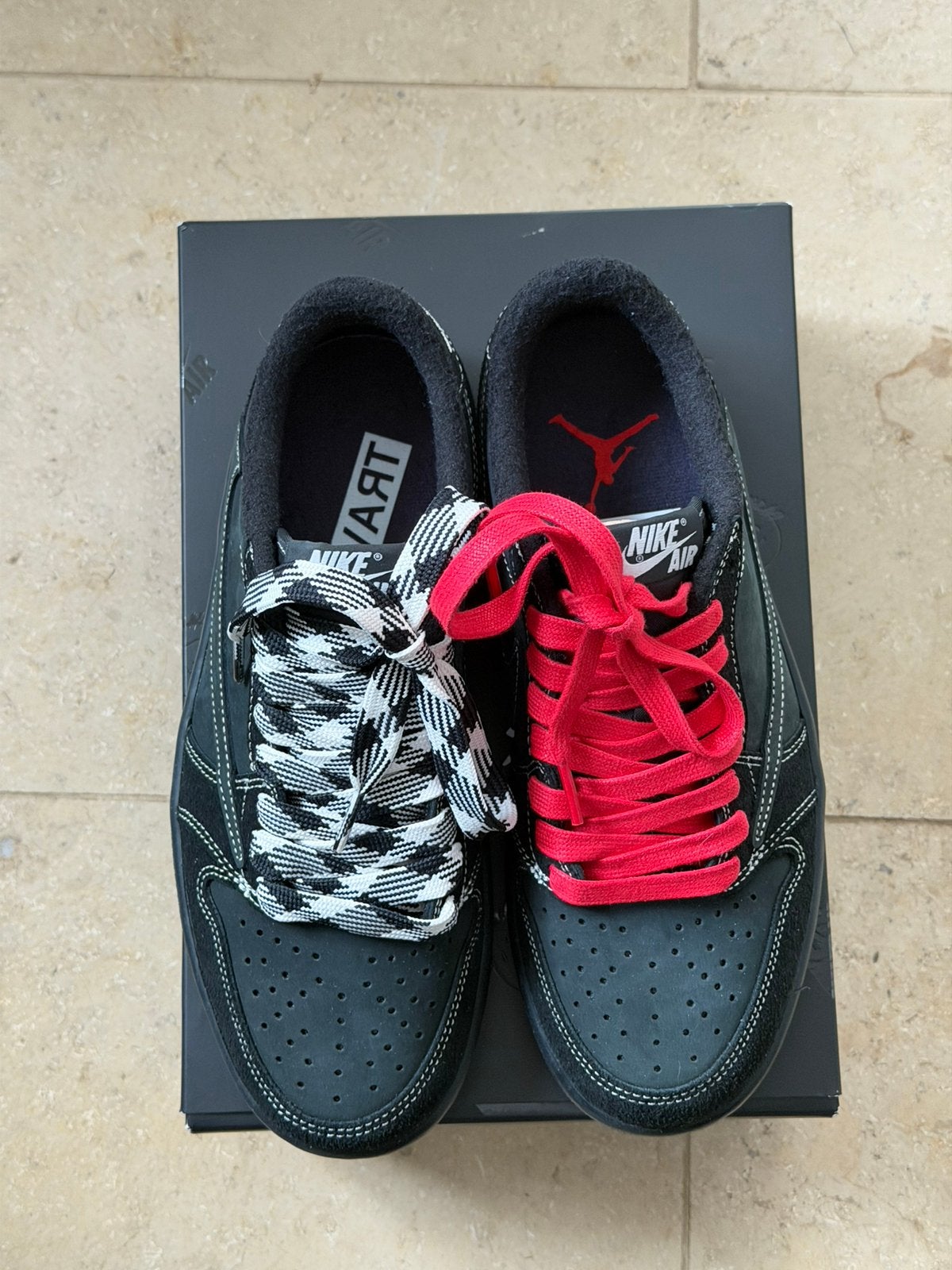 Travis Scott x Nike Air Jordan “Black Phantom”, Zwart, Nieuw, Ophalen of Verzenden, Sneakers of Gympen