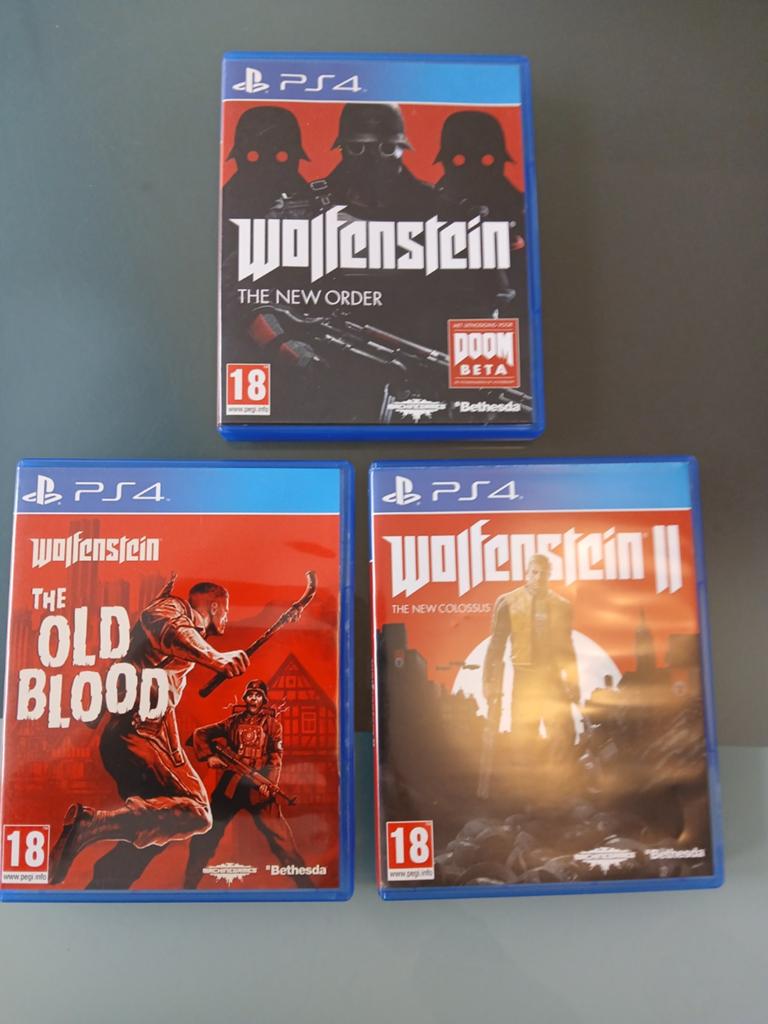 Wolfenstein PS4 Trilogie, Spelcomputers en Games, Ophalen, Vanaf 18 jaar, Shooter, 1 speler