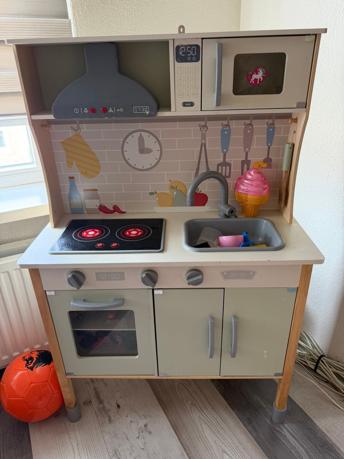 Speelkeuken, Ophalen, Gebruikt, Hout, Speelkeuken