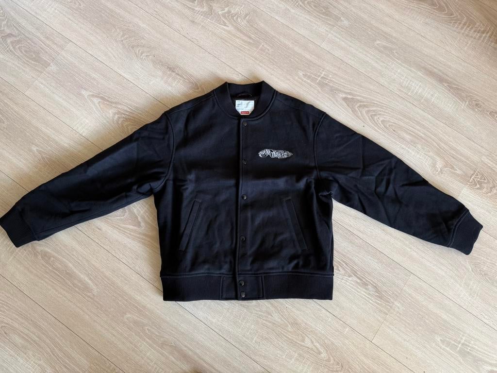 Delta - Boris Tellegen - Supreme varsity jacket maat L, Ophalen of Verzenden, Nieuw, Maat 52/54 (L), Zwart