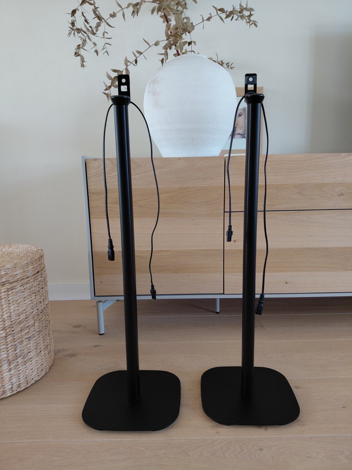 2 maal Vogel's Sonos Speaker Standaard - 80 cm - Zwart, Ophalen, Zo goed als nieuw, Overige typen, Sonos