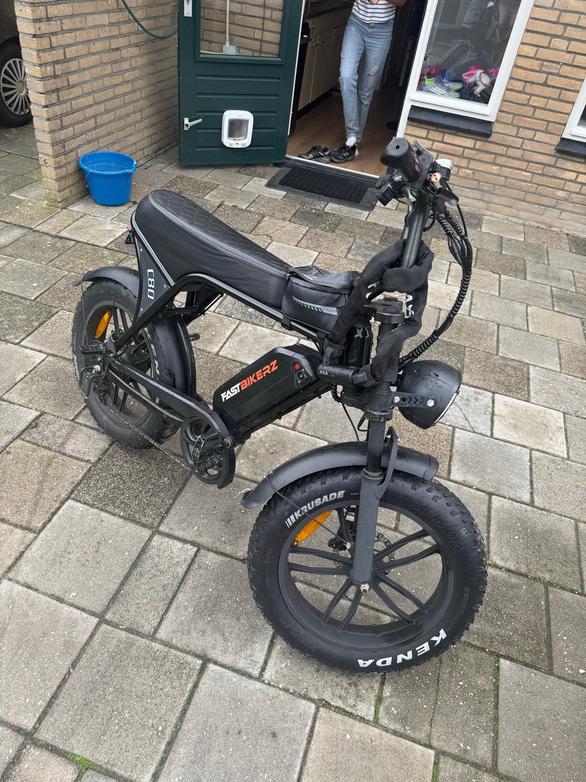 Fastbikez E-bike Fatbike E80 - Zo goed als nieuw, Gebruikt, Minder dan 47 cm, 50 km per accu of meer, Ophalen
