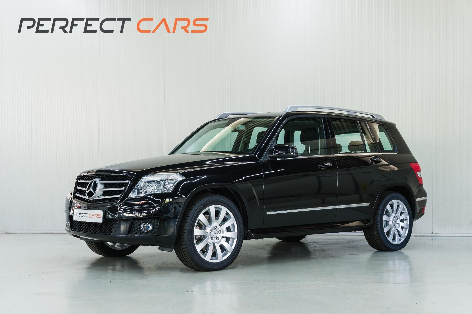 Mercedes-Benz GLK-klasse 300 4-Matic, leer automaat, BTW aut, Auto's, Automaat, 1730 kg, Gebruikt, Zwart