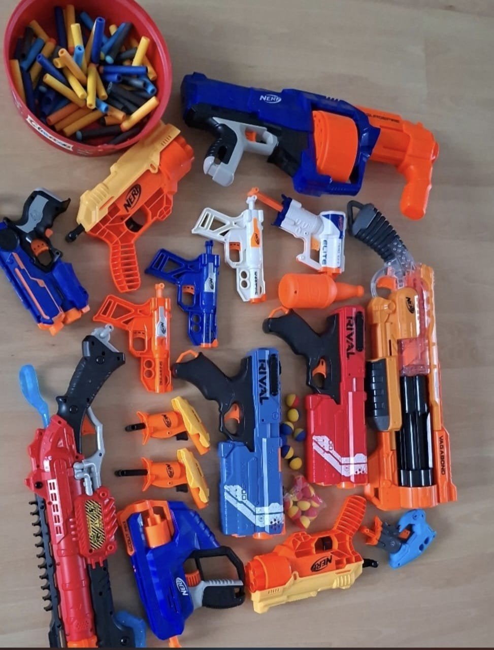 Nerf guns mooi met kogels, Ophalen of Verzenden, Zo goed als nieuw, Jongen of Meisje