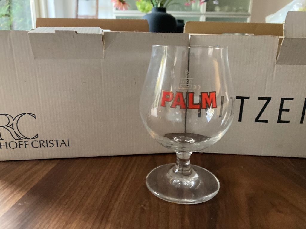 Palm bierglazen, Ophalen, Zo goed als nieuw, Glas of Glazen, Palm