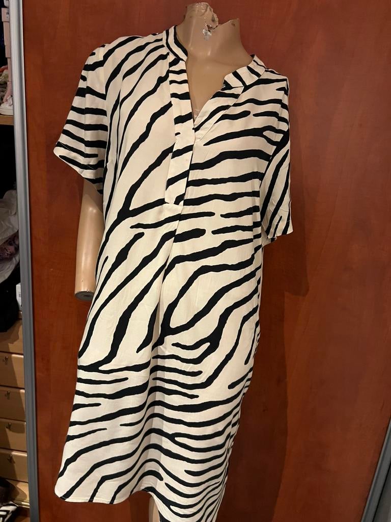 H&M jurk maat m zgan, Kleding | Dames, Jurken, Maat 38/40 (M), H&M, Beige, T