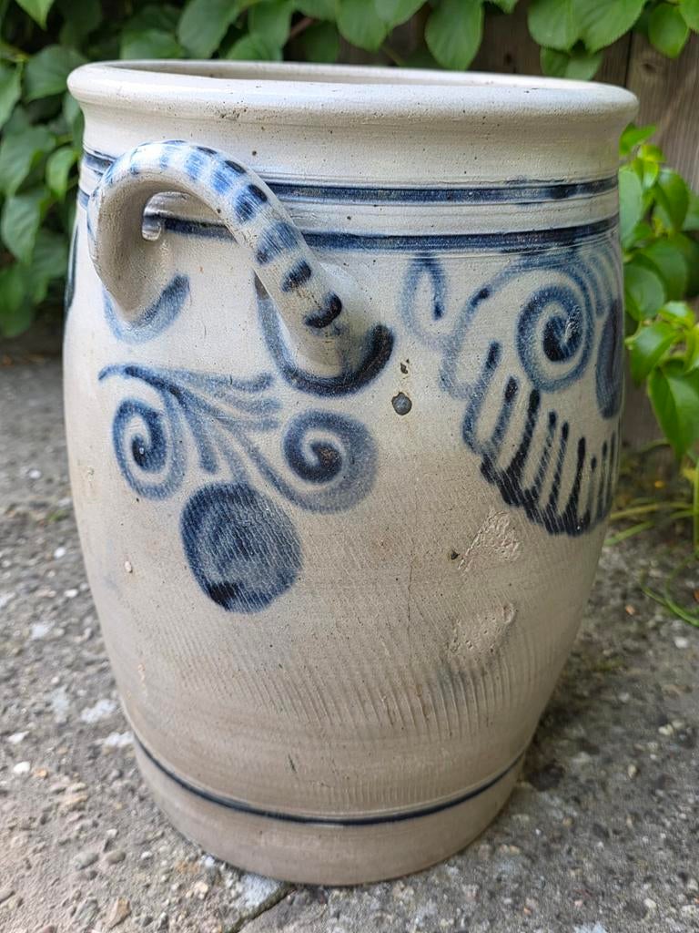 Keulse pot groot 34 cm hoog 20 cm doorsnee, Rond, Ophalen of Verzenden, Aardewerk, Minder dan 40 cm