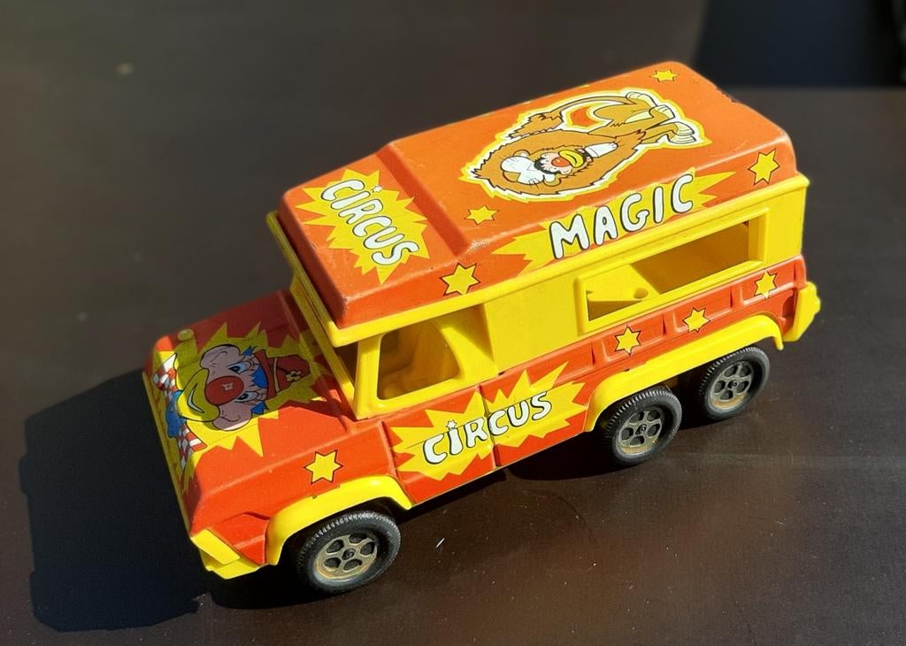 Joustra nr 4128  Circus Truck, Hobby en Vrije tijd, Ophalen of Verzenden, Groter dan 1:32, Truck, Overige merken