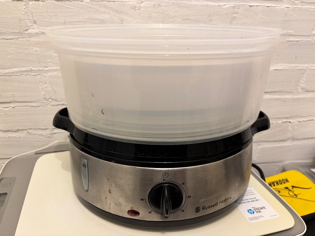 Russell Hobbs Stoomkoker, Huis en Inrichting, Overige typen, Ophalen of Verzenden, Zo goed als nieuw, Metaal