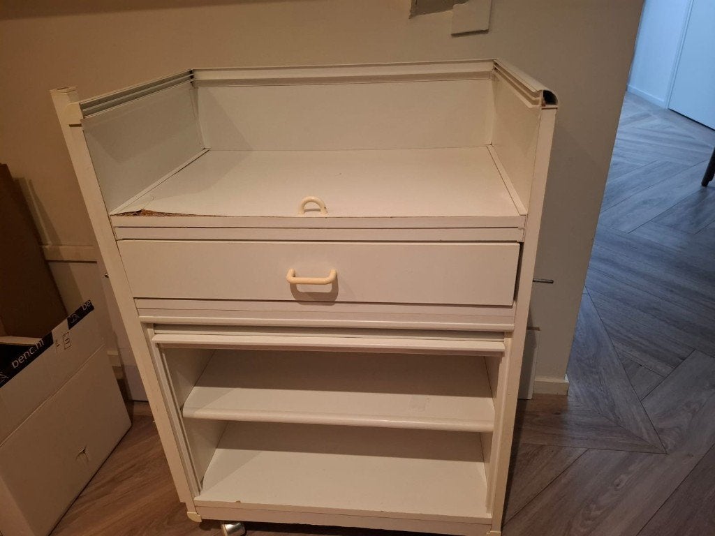 Werktafel salon, Ophalen, Gebruikt