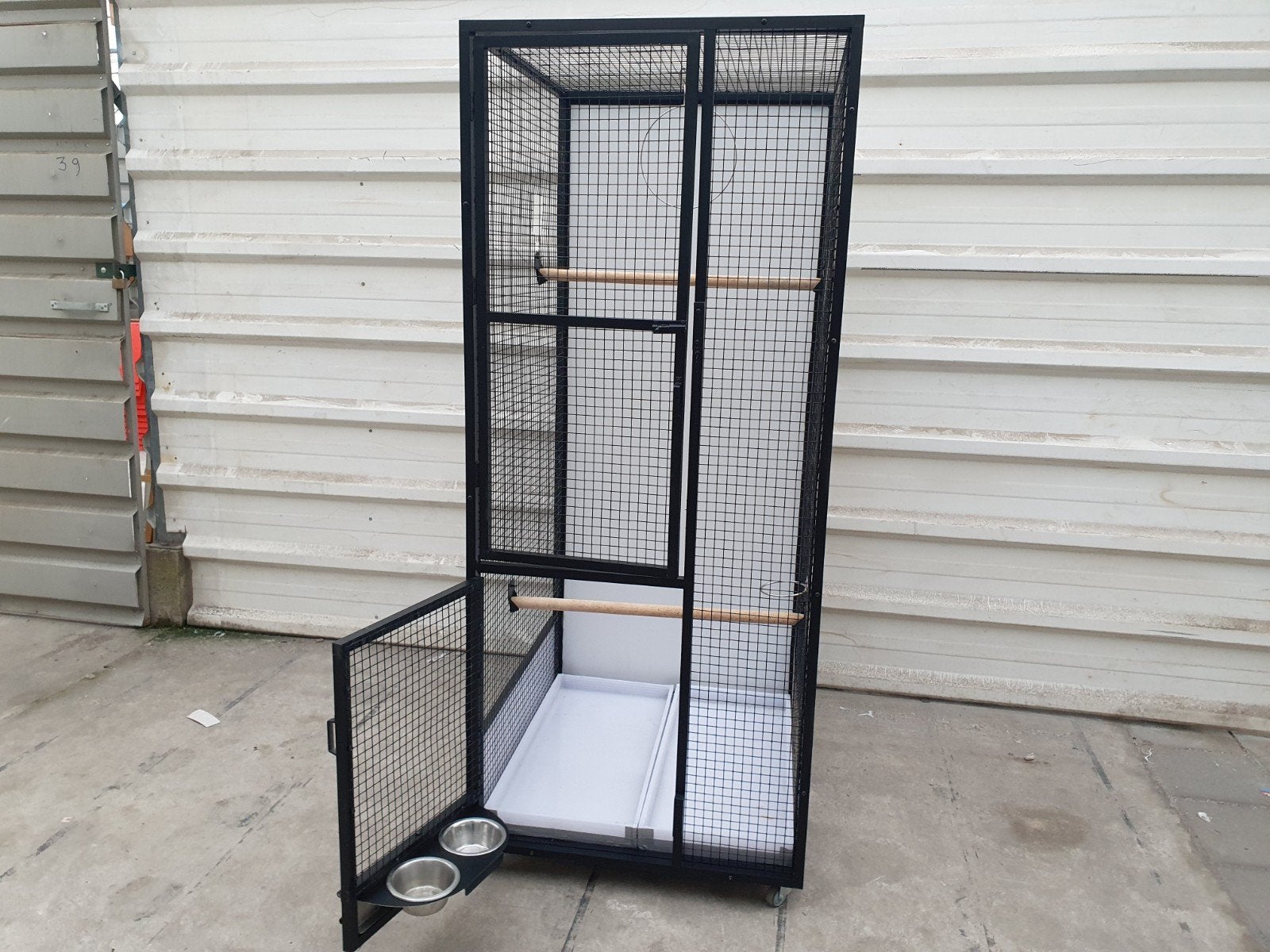 Te kopp aluminium kooie, Dieren en Toebehoren, Ophalen of Verzenden, Aluminium, Broedkooi of Kweekkooi