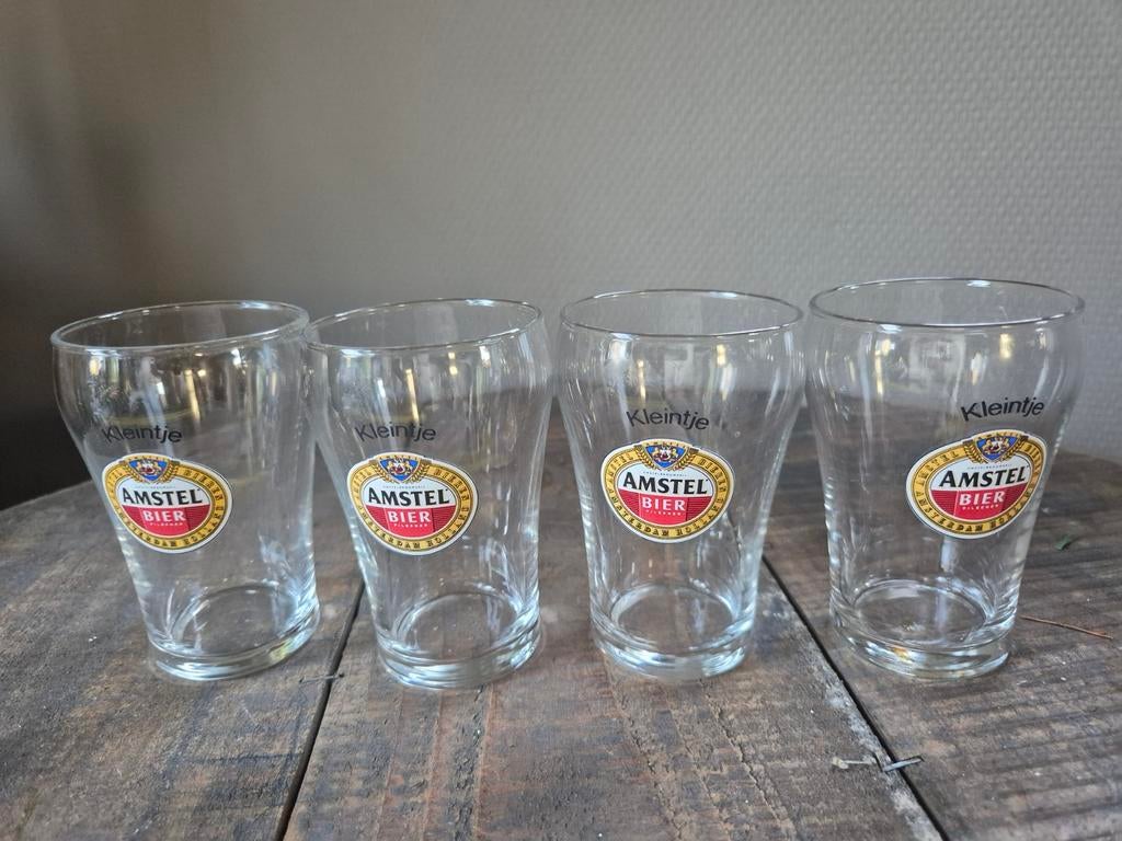 Kleintje amstel bier glas, Ophalen of Verzenden, Glas of Glazen, Amstel