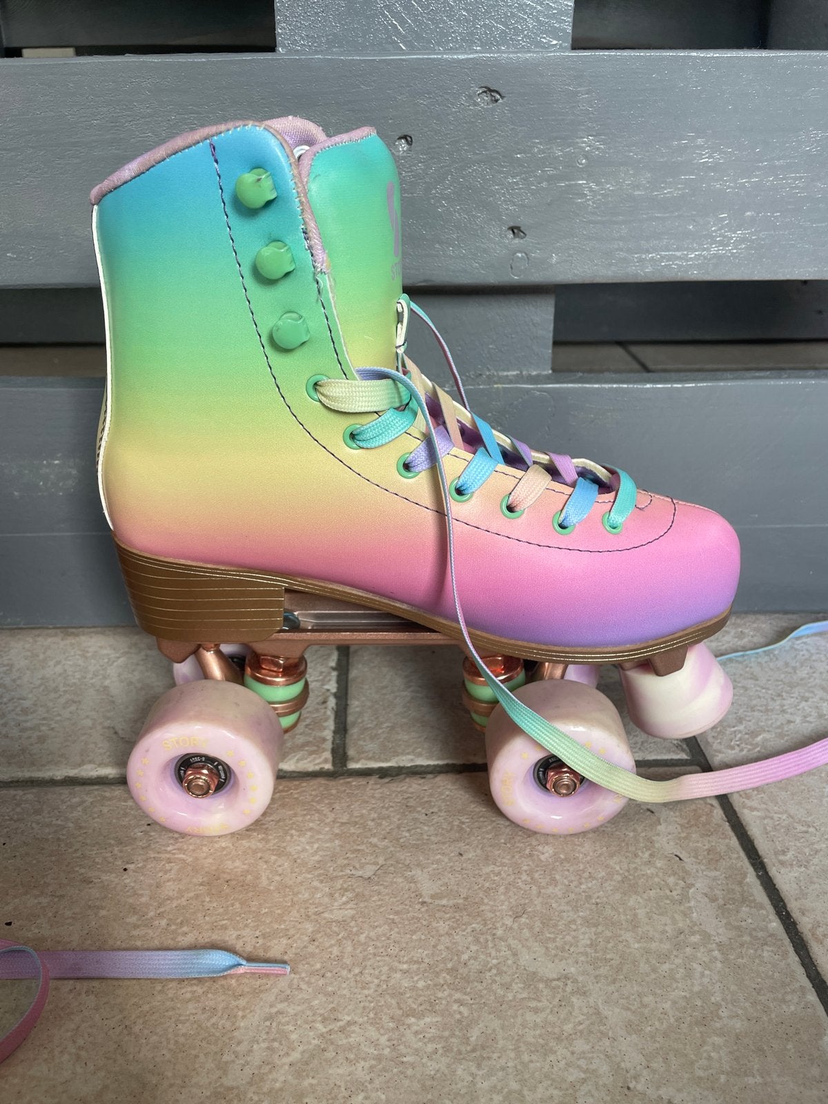 Story Phoenix Pastel Fade rolschaatsen - maat 38, Ophalen of Verzenden, Zo goed als nieuw, Dames