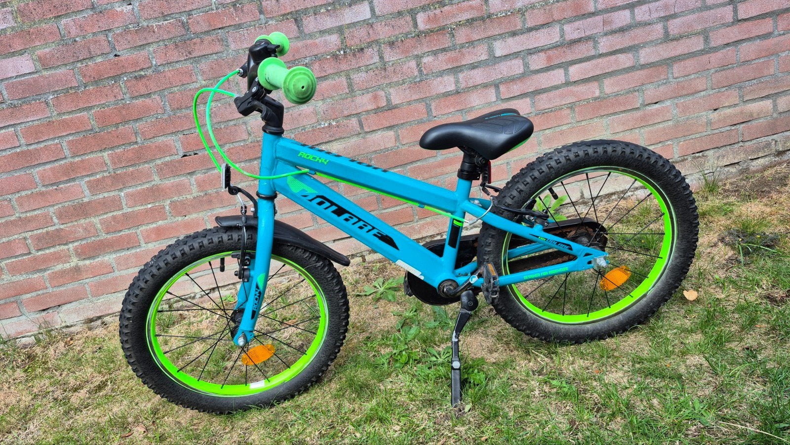 Volare Rock 18 inch kinderfiets met 2 handremmen, Ophalen, 16 tot 20 inch, Velgrem, Volare