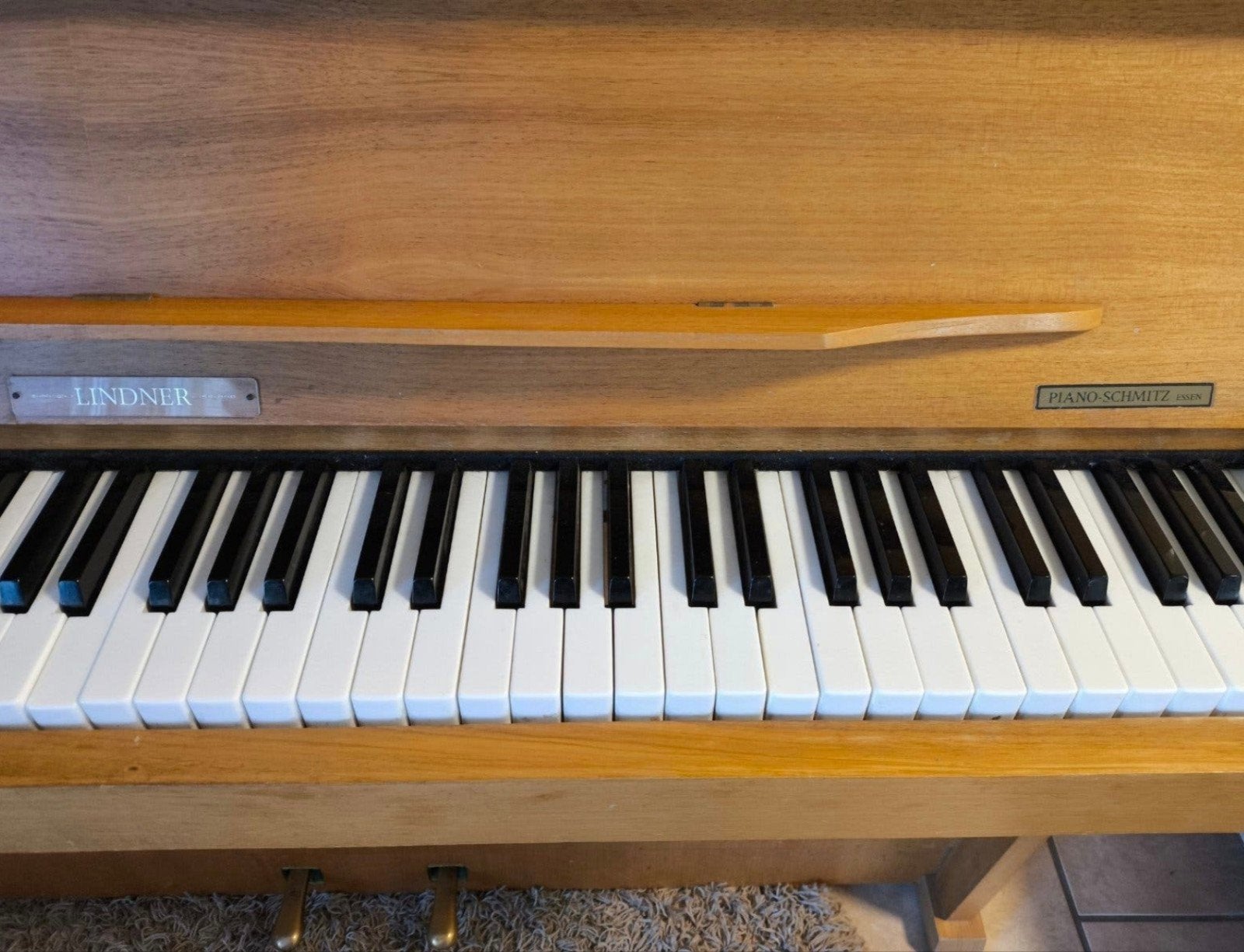 Piano Lindner, Ophalen, Gebruikt, Bruin