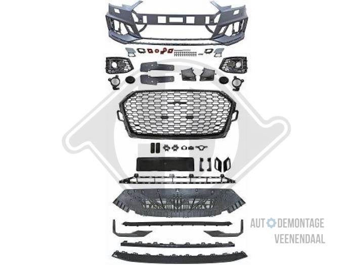 Voorbumper van een Audi A4, -, -, Nieuw, Bumper