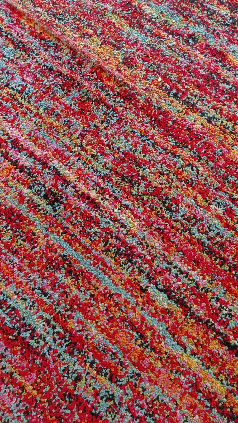 Kleurrijk Vloerkleed - Modern en Sfeervol, Ophalen, Gebruikt, 150 tot 200 cm, 200 cm of meer