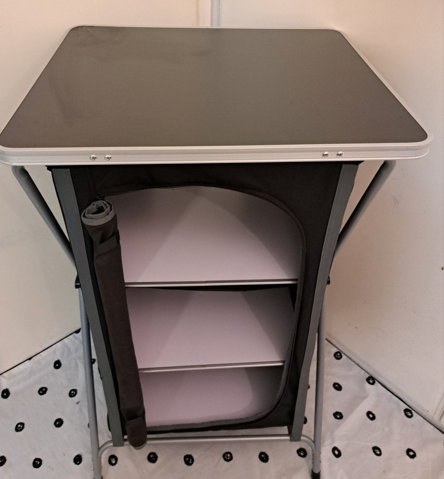 Walker Campingstyle kampeer kastje met 3 planken Compleet op, Ophalen of Verzenden, Campingkast