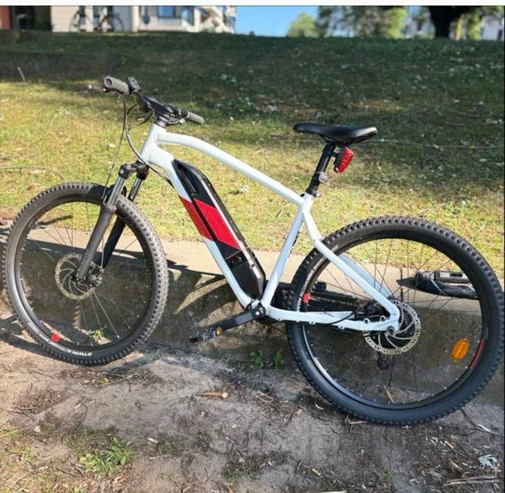 elektrische mountainbike rockrider e-st 100, Ophalen, Zo goed als nieuw, Aluminium, 24 inch of meer