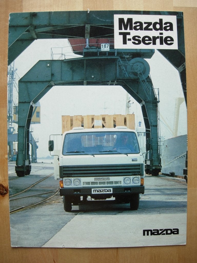 Mazda T2500 T3500 Brochure 1984 – T-Serie, Mazda, Ophalen of Verzenden, Zo goed als nieuw, Mazda