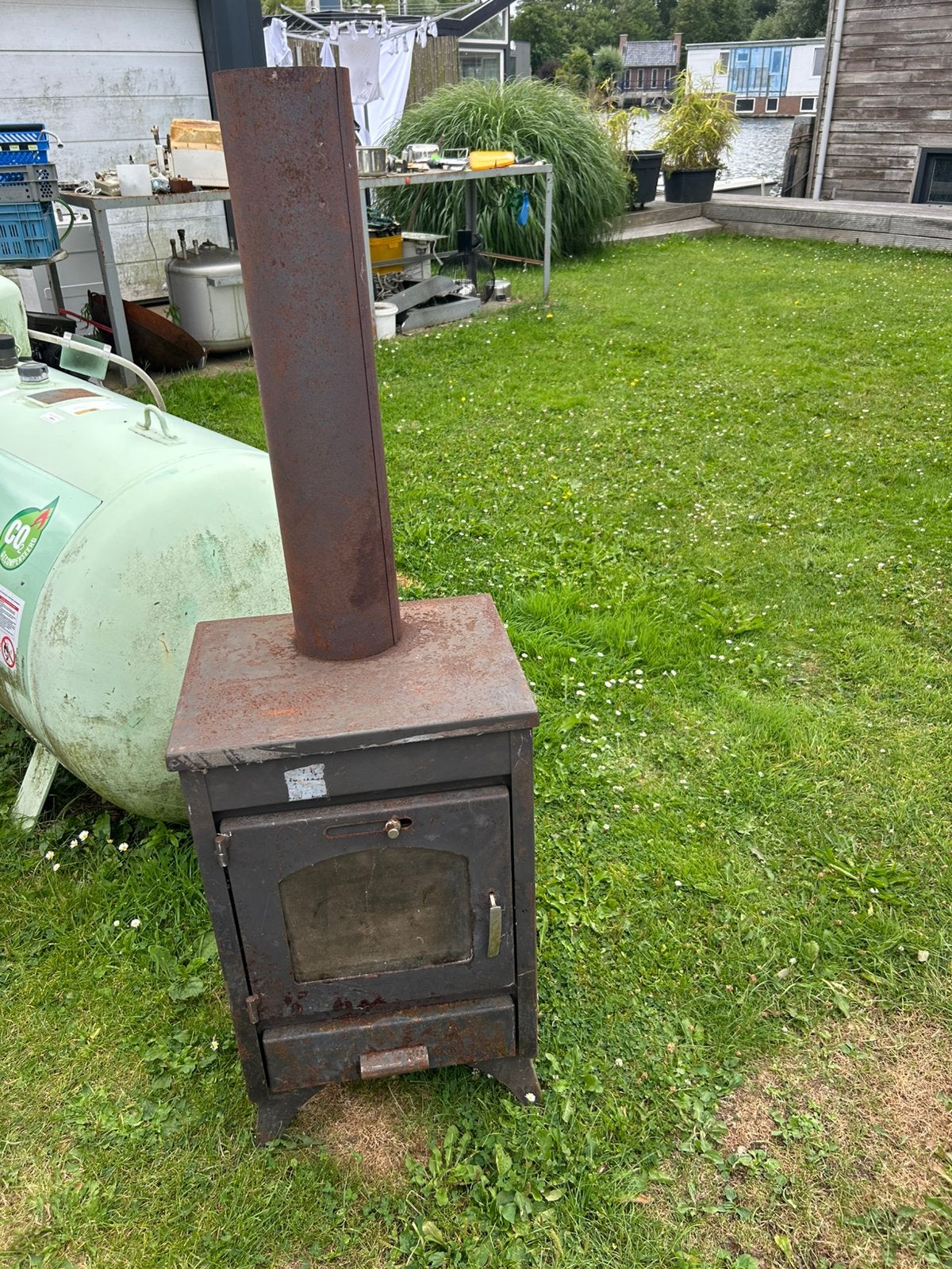 Houtkachel 9 kw cape, Ophalen, Zo goed als nieuw