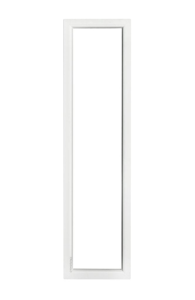 Kunststof Kozijn Vast  B50 H215cm Mat Zwart, Niet ingevuld, Kunststof, Raamkozijn, Niet ingevuld