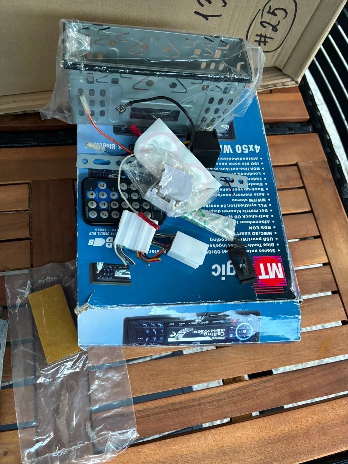 MT Logic Autoradio met Bluetooth, USB, SD/MMC, AUX, Ophalen, Gebruikt