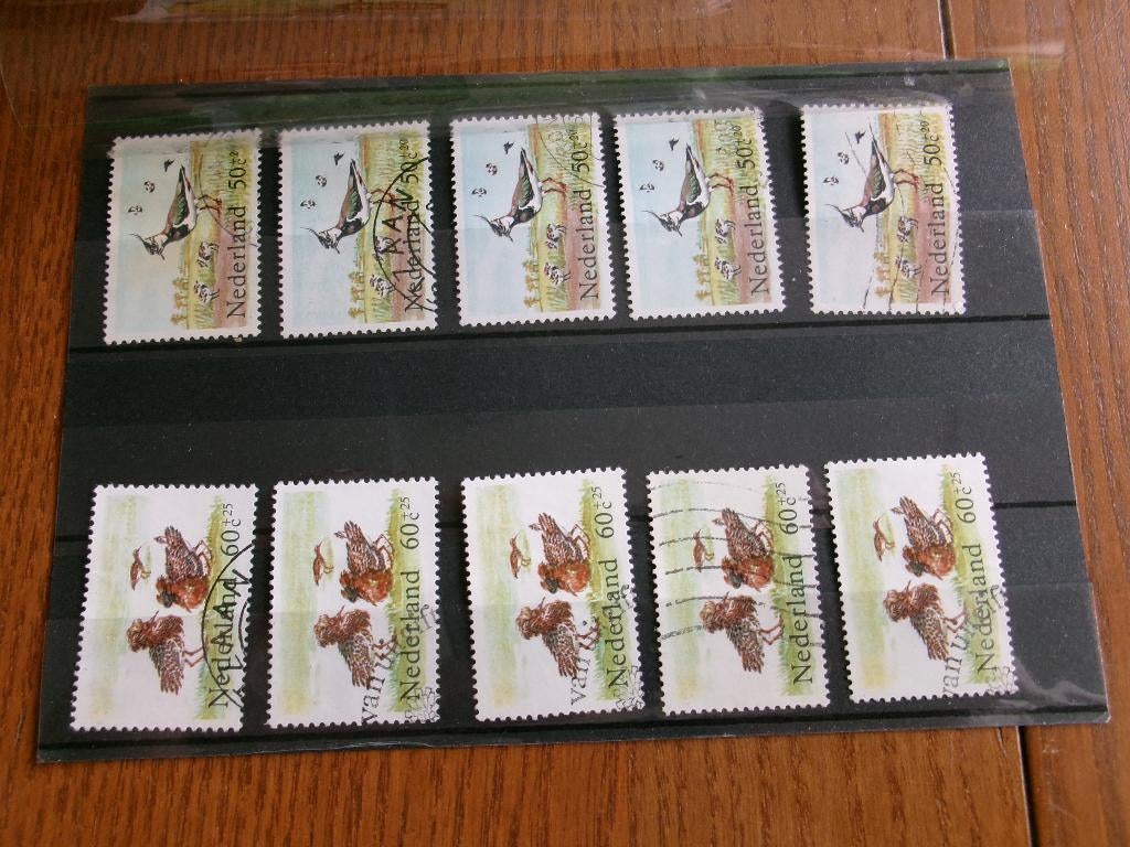 1984 - 5 set zomerzegels (33c), Postzegels en Munten, Postzegels | Nederland, Verzenden, Gestempeld