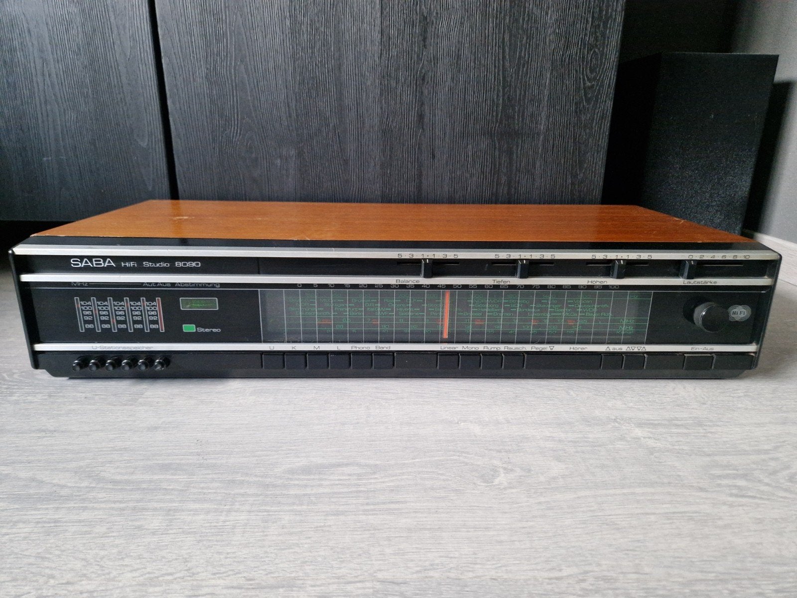 SABA HiFi Studio 8090 – Vintage Tuner Receiver, Ophalen of Verzenden
