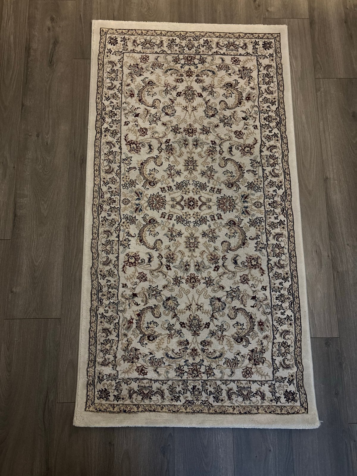 Bosnisch tapijt beige met zwart, 120x70cm, perfecte staat, Ophalen, 100 tot 150 cm, Beige, 50 tot 100 cm