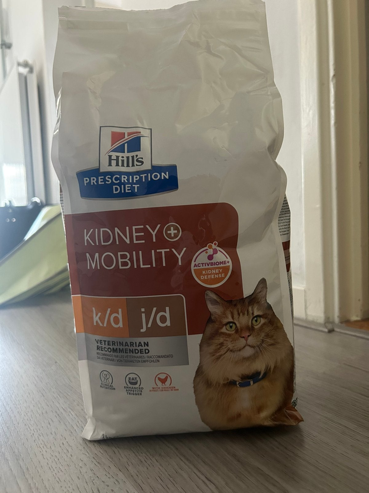 Kidney mobility k/d j/d kat, Ophalen, Kat