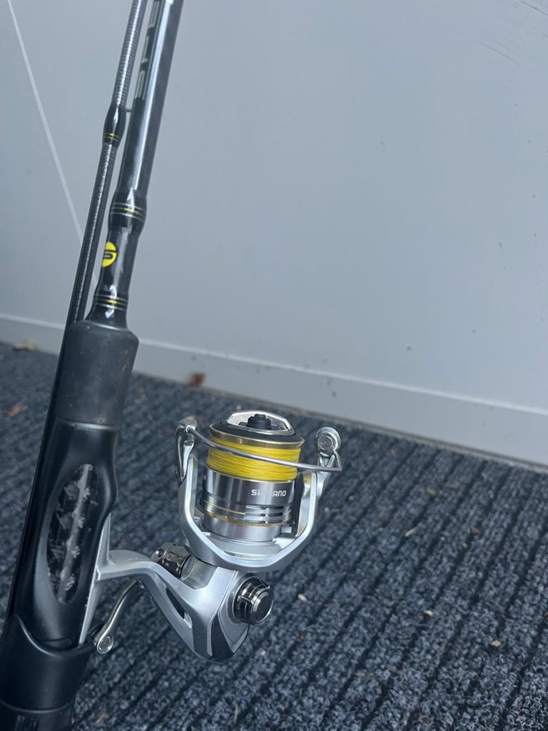Roofvis set ultralight hengel spro shimano baars snoekbaars, Watersport en Boten, Hengelsport | Roofvissen, Ophalen, Zo goed als nieuw