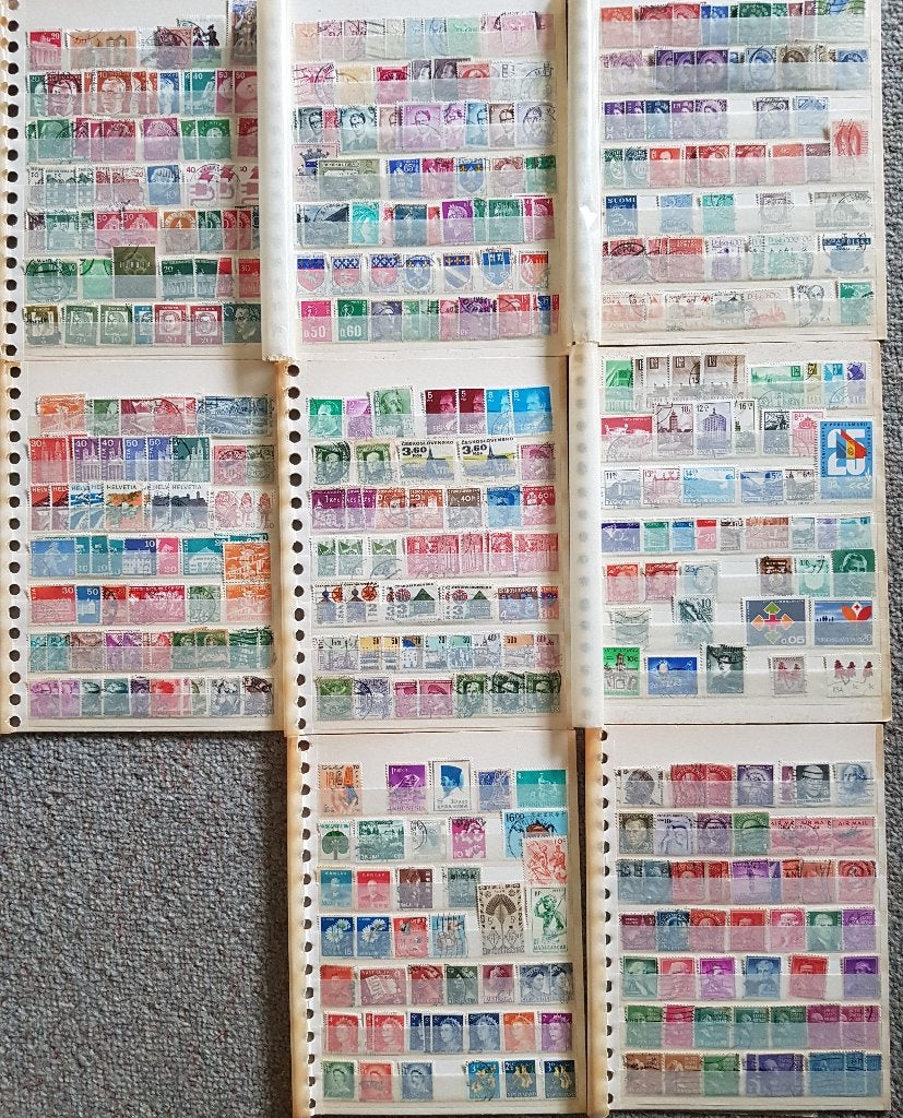 Postzegels Buitenland in Insteekbladen uit +/- 1940 - 1980, Ophalen of Verzenden, Gestempeld, Noord-Amerika