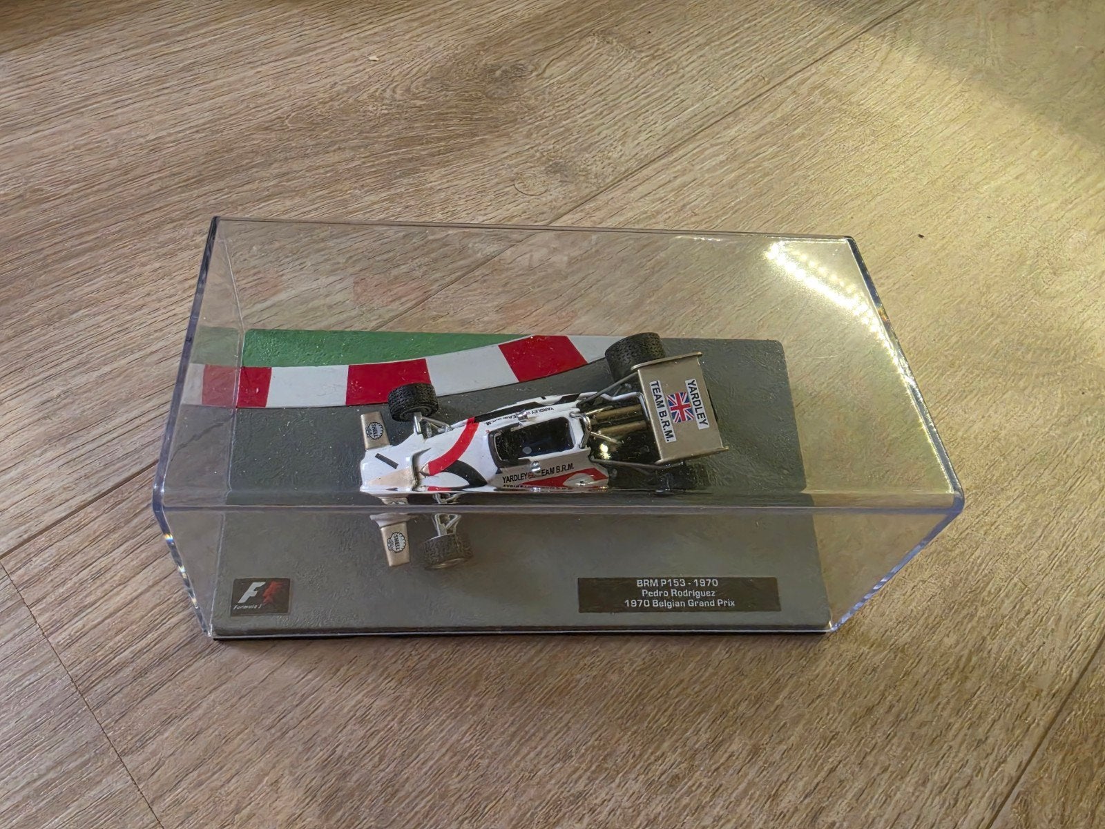 BRM P153-1970 Pedro Rodriguez F1 model, Ophalen of Verzenden, Zo goed als nieuw