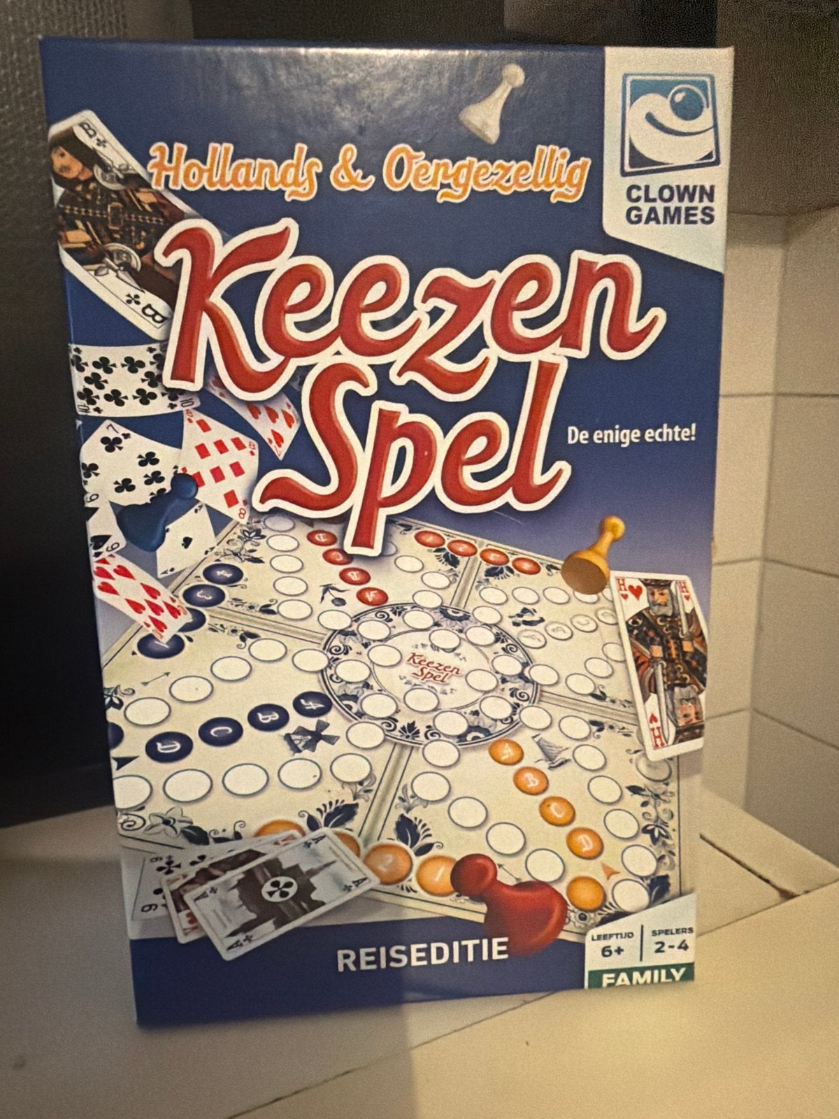 Keezen Spel Reiseditie - Hollands & Oergezellig, Hobby en Vrije tijd, Drie of vier spelers, Ophalen of Verzenden, Nieuw