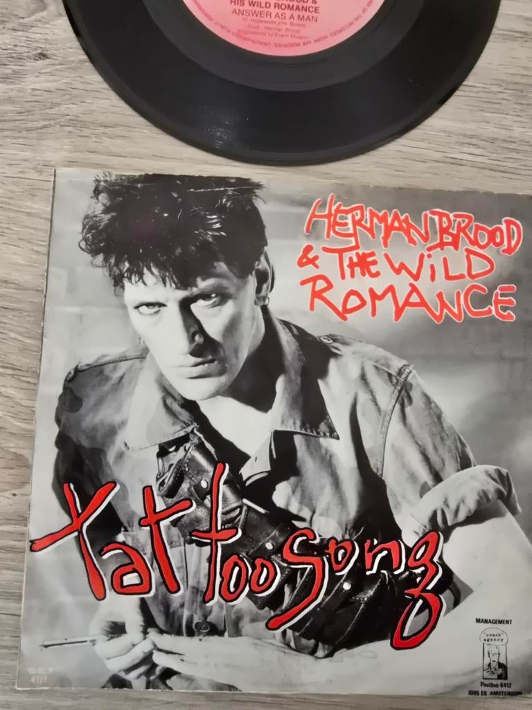Herman Brood / tattoo song, Gebruikt, 7 inch, Ophalen of Verzenden, Pop